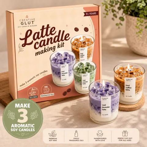 Latte Candle Making DIY Kit